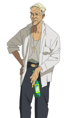 Sal Bigelow character art from Cyberpunk Edgerunners 2